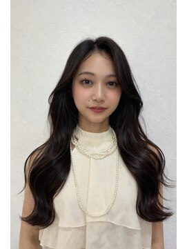 ノラキチジョウジ(NORA KICHIJOJI) 地毛風ダークグレー上品ゆる韓国レイヤーカット