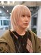 ジーレ 南堀江(jiire)の写真/洗練のホワイトハイトーン。ハイトーンに合わせたカットとデザインカラーで、ワンランク上のこなれ髪へ