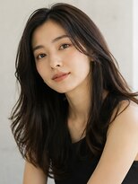 きいろのゾウ&nbsp;大人ロング/ダークグレージュカラー/白髪ぼかしカラー