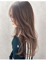 ピース バイ シータ(PEACE by CITA)&nbsp;透明感ミルクティーベージュ×ロングレイヤー20代30代40代