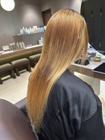 ショコラ アン 横須賀中央 ☆セルフブリーチ毛の縮毛矯正☆