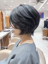ピークアブー アヴェダ ギンザシックス(PEEK-A-BOO AVEDA GINZASIX) 【ひし形ショート】前髪長めショート ハンサムショート◆