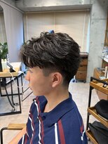スタイルメンズ 藤沢(STYLE MEN)&nbsp;STYLE MENメンズカットリバースセンターパートフェザーパーマ