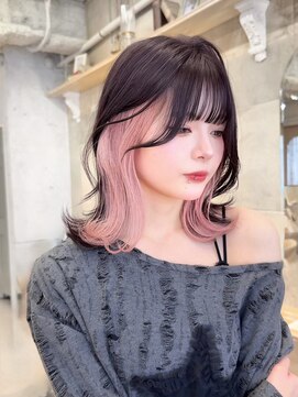 ロンド クラン 岡崎(Lond Clan) インナーカラー×レイヤーボブ