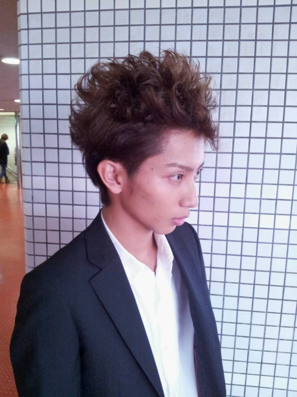 懐かしのヘアー ツーブロック+80年代風リーゼント：L000822037｜クラッキ ヘアー