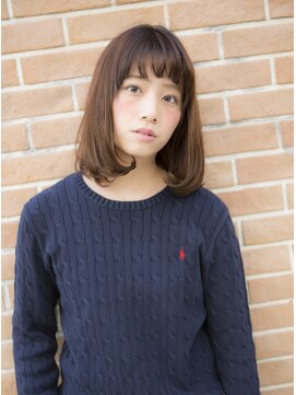 サロンドミルク 原宿(salon de MiLK) 【salon de MiLK 原宿】大人かわいい前髪束感ボブ