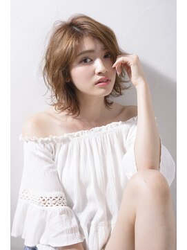 ヘアーアンドメイク シーク 八王子(HAIR&MAKE SeeK) ウルフ ベージュカラー