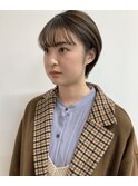 耳掛けマッシュショート