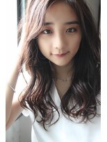 チョビー 銀座(chobii)&nbsp;道村/デジタルパーマ/アッシュブラウン/オフィス/ブランジュ