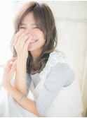 *mod's姪浜*…くすみカラーランダムパーマ抜け感エアリーミディe