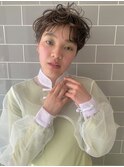 【表参道】ショートパーマ　ホワイトアッシュ　髪質改善　表参道