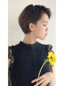 アッシュ 千歳烏山店(Ash) ハンサムショートアップバングアレンジ