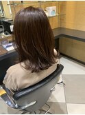 ワンレングスロングボブ