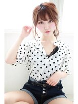 オーバーヘアー 倉敷店(over hair)&nbsp;【Lafith】ガーリーミディアムスタイル