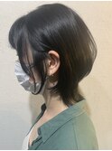 【marshu  OSAKA 辰己Style】ウルフカット×ダークグレージュ