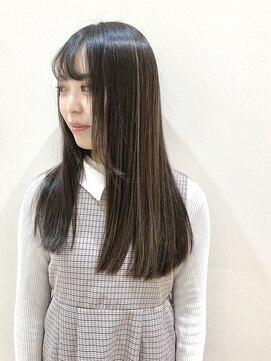 ヘアーライズ 池袋東口店(hair RISE) シークレットハイライトエアータッチブルーパール