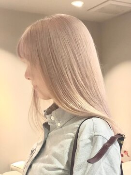 ベレーザ 渋谷(BELEZA) ba530_ニュアンスカラーベビーバンググレーベージュボブルフ