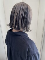 ヘアーデザイン シュシュ(hair design Chou Chou by Yone)&nbsp;アンブレラカラー&シルバーベージュ×切りっぱなしボブ♪