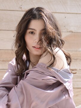 ロアー 葛西店(RAWR hair) 【RAWR】ココアブラウン_色気_ブルベ_パーマヘア