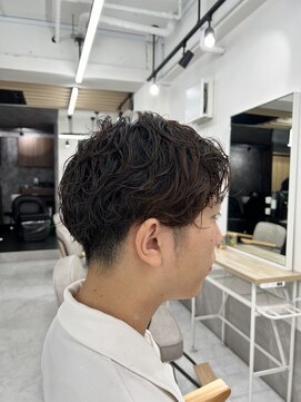 ミエル ヘア 新宿(miel hair) 縦落ちスパイラルパーマ【新宿】