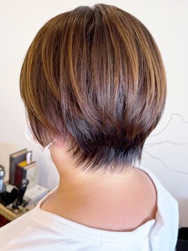 レポヘアー(Repos hair) 20代30代40代ナチュラルハイライト立体感キャラメルブラウン