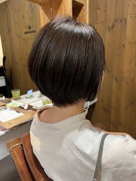 アドラーブル 駅南店(adorable) 美髪結べるボブボブウルフミニウルフ薄めバング斜めバング