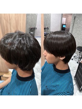 ラムロン(LAMRON) 髪質改善/縮毛矯正/ストレート/メンズ/センターパート/韓国