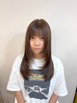 イオエ 梅田(ioe) ダブルカラー/大人ボブ/黒髪スタイル/髪質改善/縮毛矯正