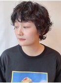 【morio原宿】マッシュウルフパーマくるくるパーマウルフパーマ