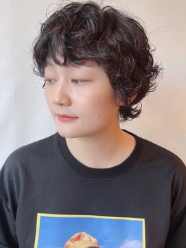 モリオフロムロンドン 原宿本店(morio from London) 【morio原宿】マッシュウルフパーマくるくるパーマウルフパーマ