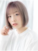ミストバングひし形レイヤーカットミニボブp古河10代20代30代