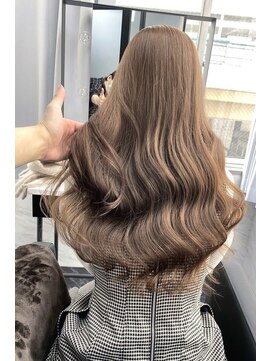 ランズ(LANDS) ブリーチなしダブルカラー　ベージュ 【韓国ヘア 大阪 梅田】