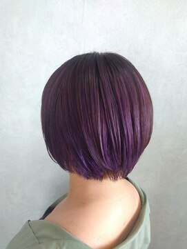 アニュー ヘア アンド ケア(a New hair&care) 大人可愛い丸みボブラベンダー