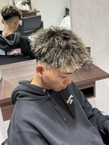 クール 大和八木駅前店(Coeur)&nbsp;奈良県 橿原 大和八木 メッシュツイストパーマ 短髪パーマ