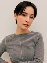 ミロア 薬院(miroa)&nbsp;似合わせカット マッシュショート 前髪なし ハンサムショート
