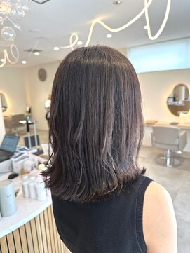 ルーチェココ ブラン(Lu'ce coco blanc) 透け感アッシュグレージュくびれヘア