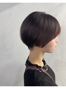 タグ(#tag) #マッシュショート×レッドオレンジ