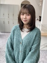 セラ(SERA)&nbsp;ミディアムレイヤー/レイヤーカット/レイヤー/韓国ヘア