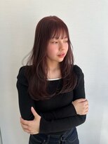 ガリカ 博多駅前(Gallica)&nbsp;レイヤーたっぷりセミロングに薄めバングに顔周りレイヤー