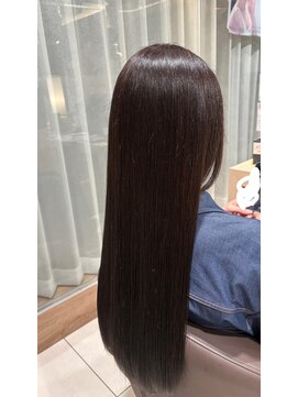 透明感ダークグレージュ