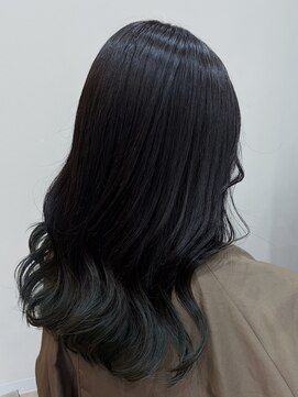 グラデーションカラー×レイヤーカット