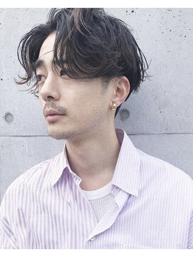 アットラブ バイ ベル(at'LAV by Belle) men'shair/センターパート/ツーブロック/シャドウパーマ
