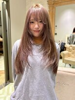 ファルファラ(farfara)&nbsp;【farfara】顔まわりカット/ハッシュカット/ミルクティーカラー