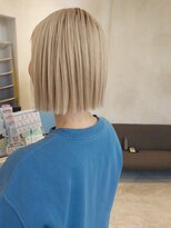 カムバイネオリーブ 溝の口店(Cam by neolive) ☆・きりっぱなしボブ・ダブルカラー・ミルクティーベージュ☆