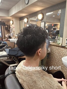 コダマ 大泉学園店(KODAMA) テーパーフェード×スパイキーショート ピンパーマで無造作に◎