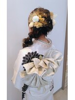 アメイジングヘアー 千歳店(AMAZING HAIR) ハタチの集い編み下ろしアレンジ