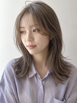 ヘイ 松本店(HEY) 【HEY 松本】透明感アッシュベージュ×ロングくびれレイヤー