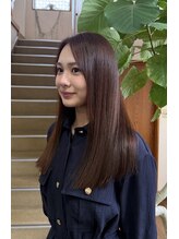 サロンドモリ&nbsp;髪質改善×オレンジブラウン