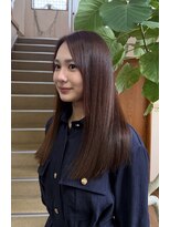 サロンドモリ 髪質改善×オレンジブラウン