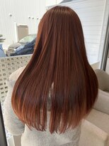 カシータフロル 岐阜北方店(Casita flor)&nbsp;岐阜/ロングレイヤー/オレンジブラウン/透明感/30代/40代/北方